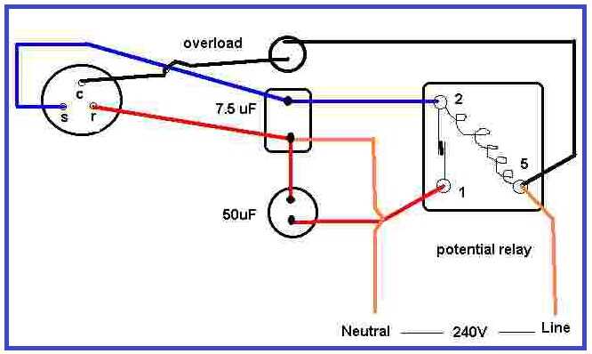 ac compressor relay wiring diagram