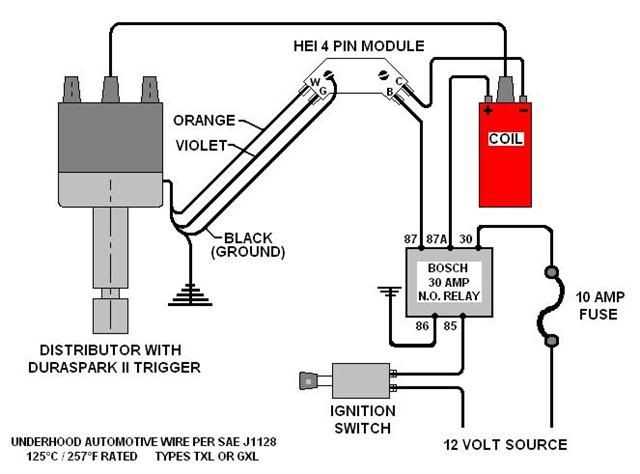 accel distributor wiring diagram