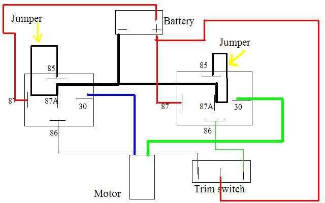 2 wire trim motor wiring diagram