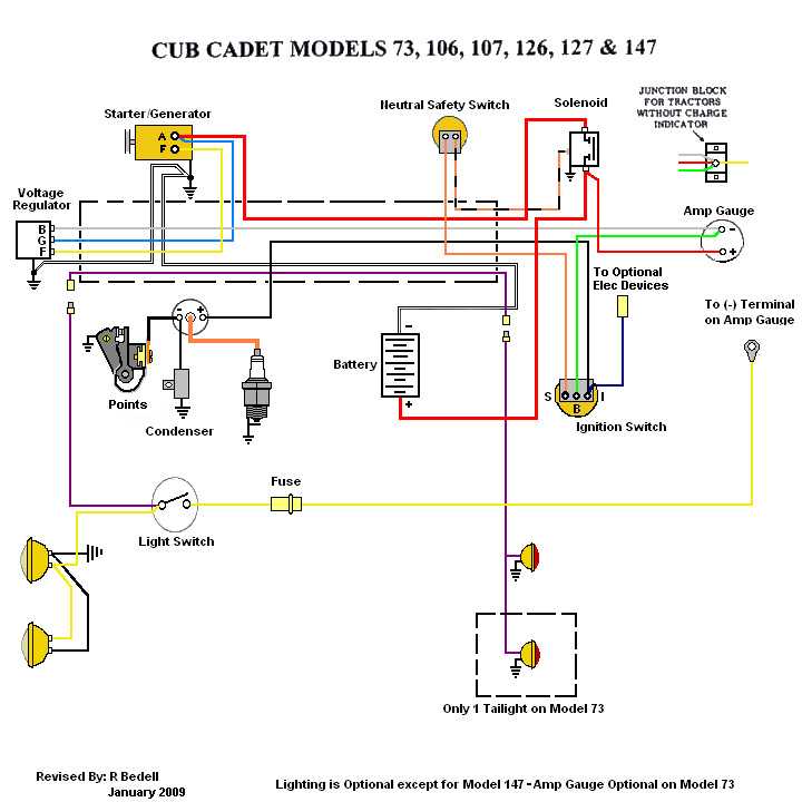 cub cadet wiring diagram lt1042