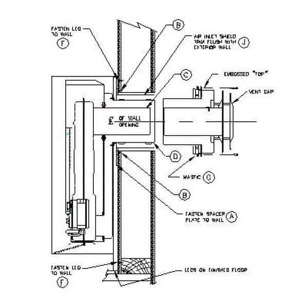 gas wall heater wiring diagram