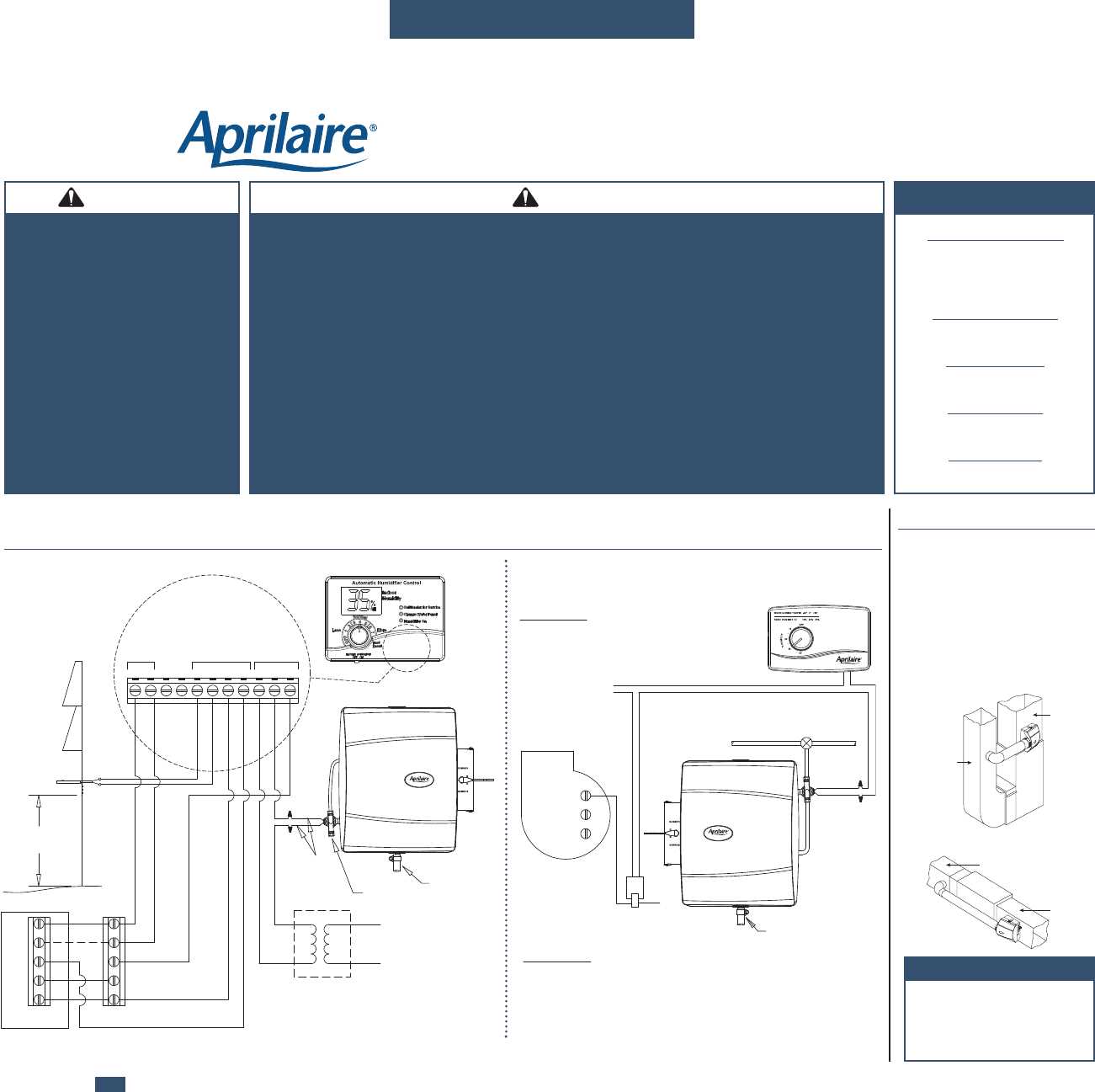 aprilaire model 60 wiring diagram