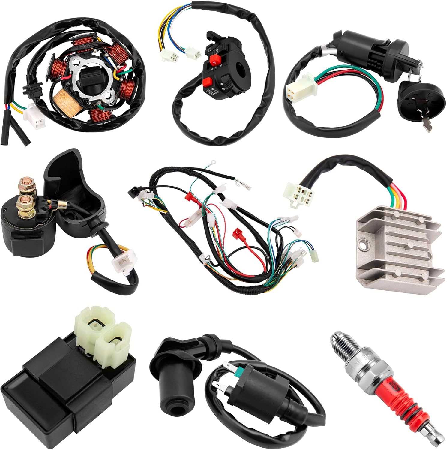 125cc wiring harness diagram