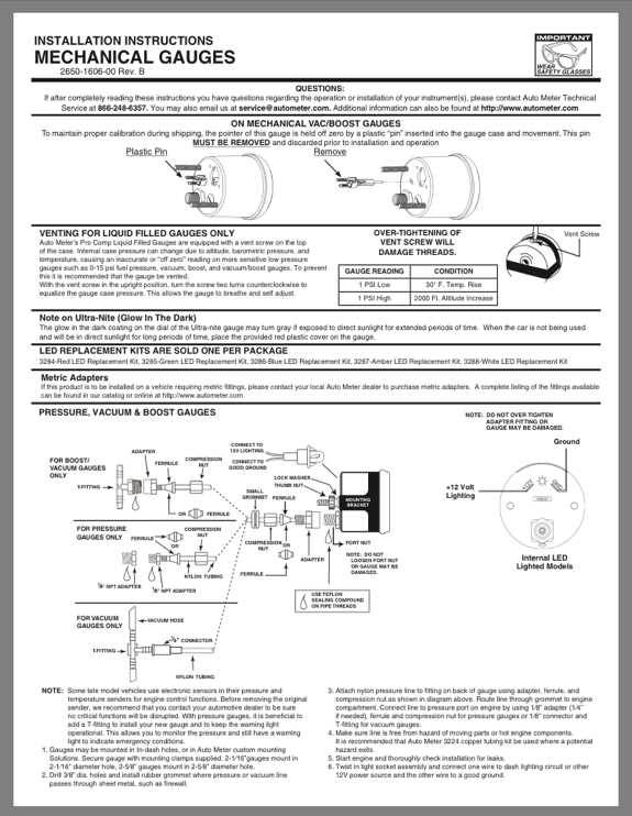 autometer fuel gauge wiring diagram