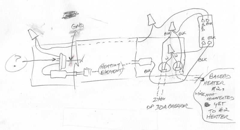 baseboard heat wiring diagram