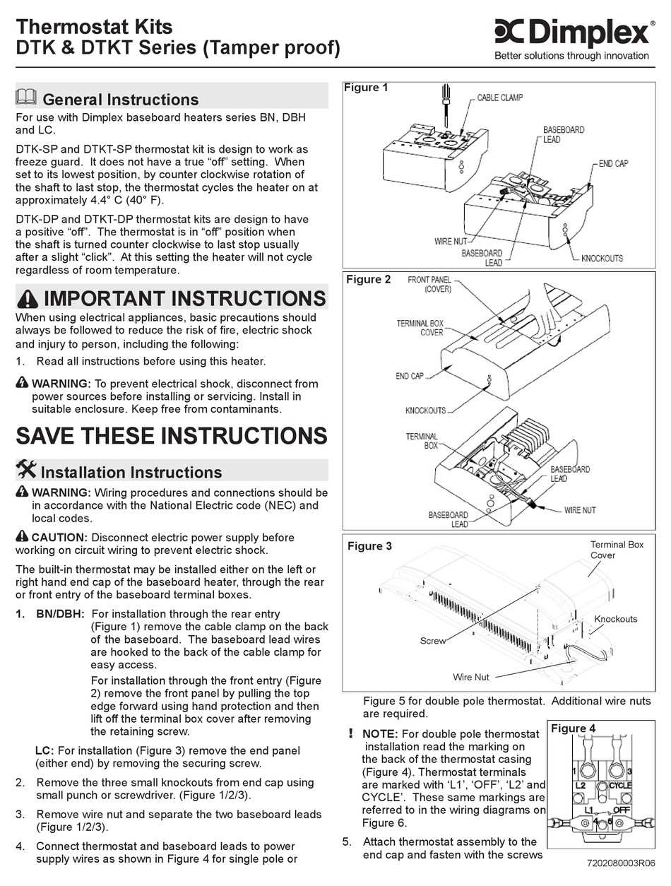 baseboard heater wiring diagram