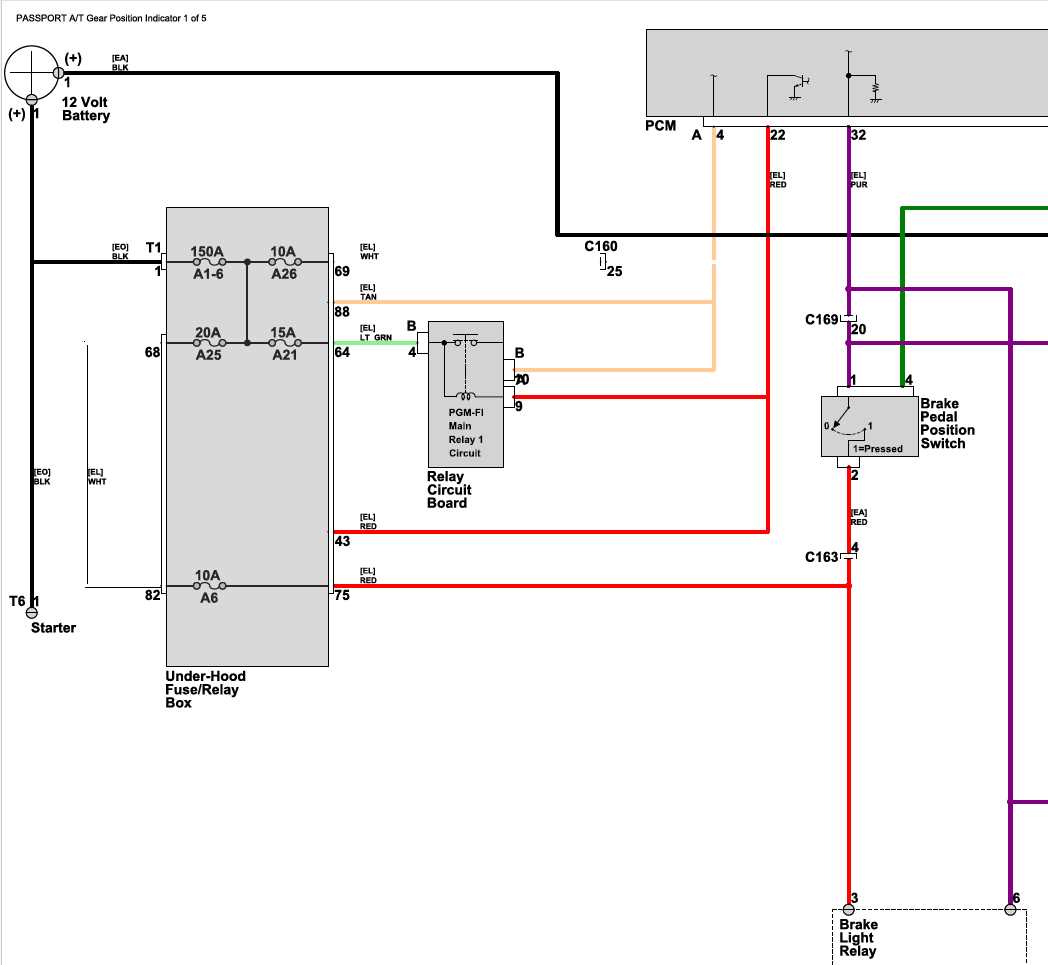 basic brake light switch wiring diagram