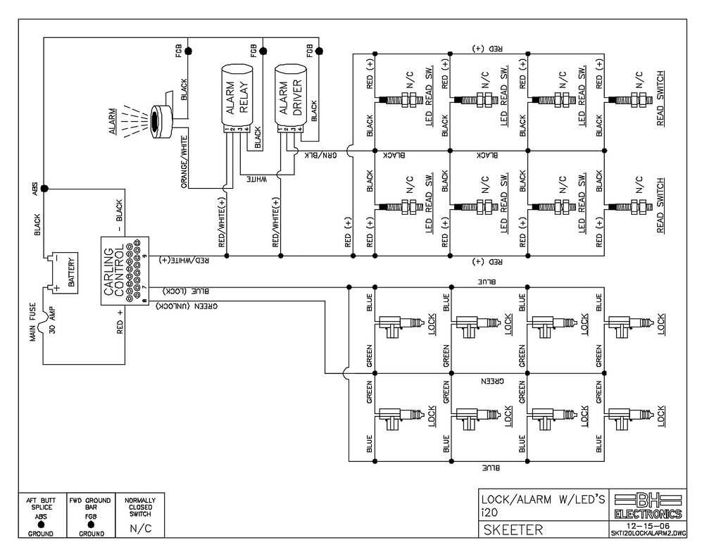 bass boat wiring diagram