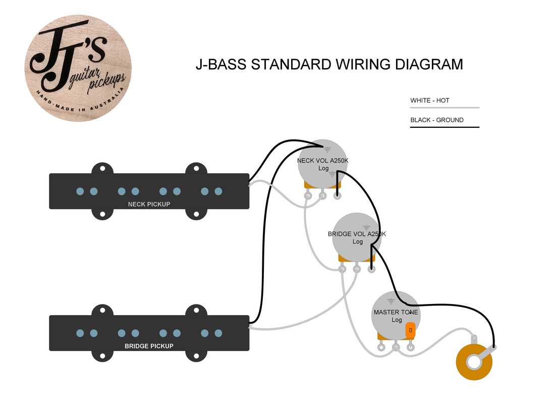 bass guitar wiring diagram