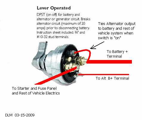 battery cut off switch wiring diagram