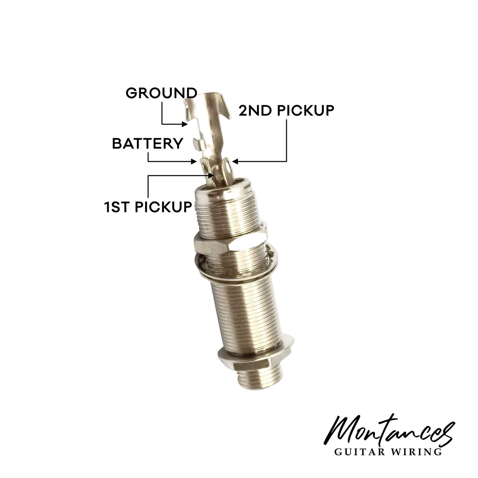 guitar barrel jack wiring diagram