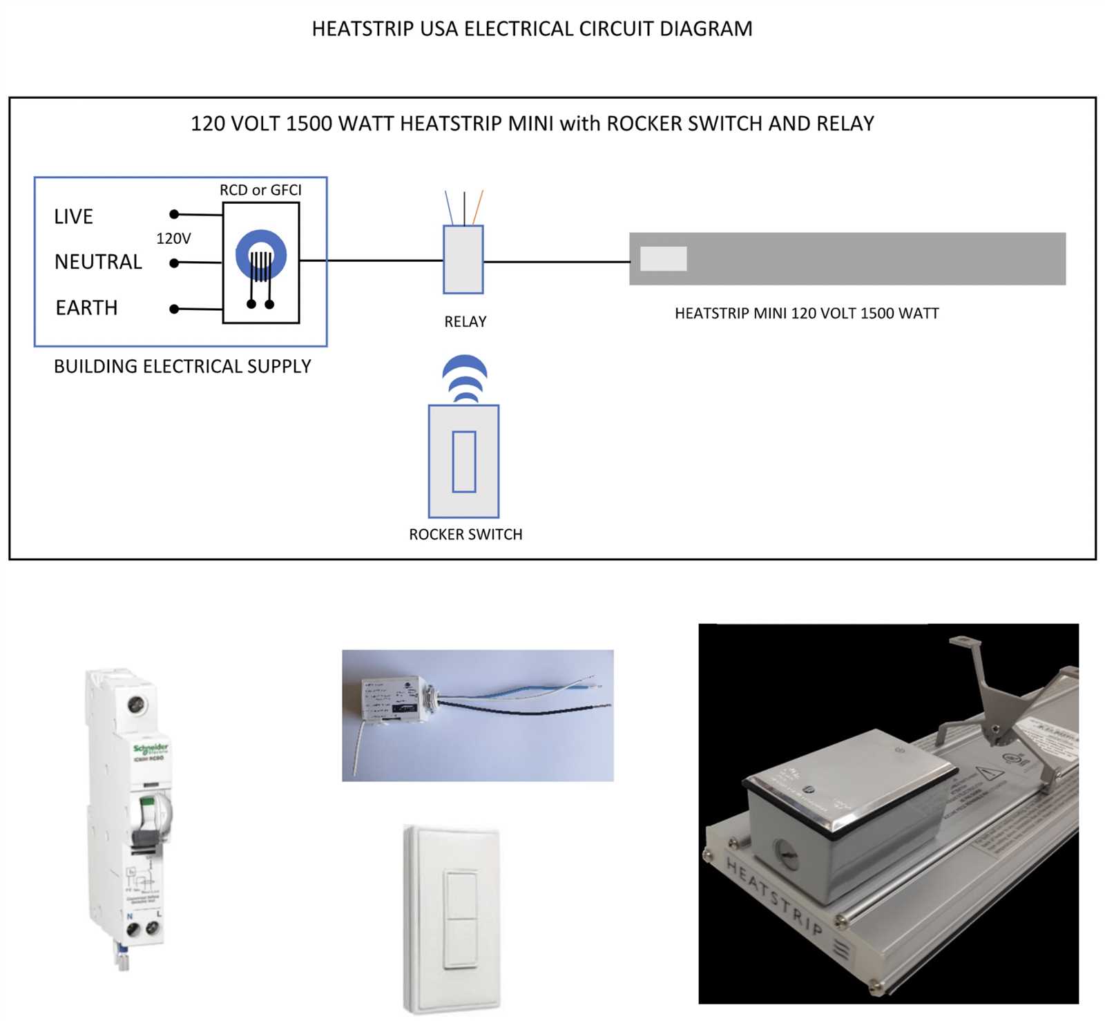 electric heat strip wiring diagram