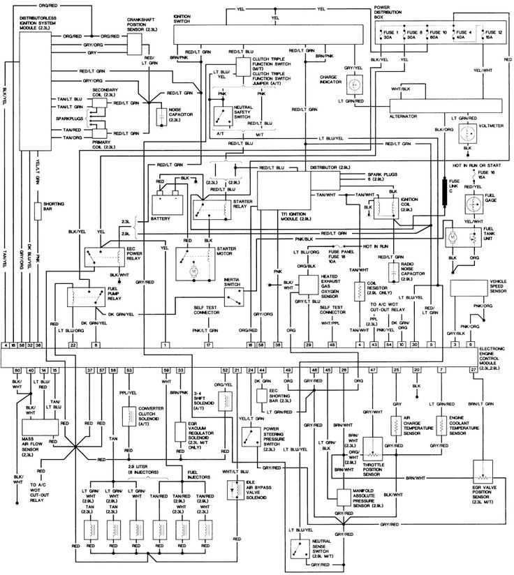 96 ford ranger radio wiring diagram