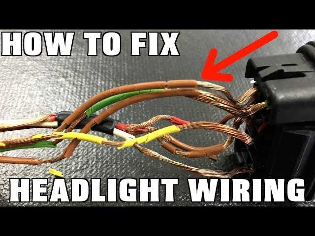 bmw e90 headlight wiring diagram