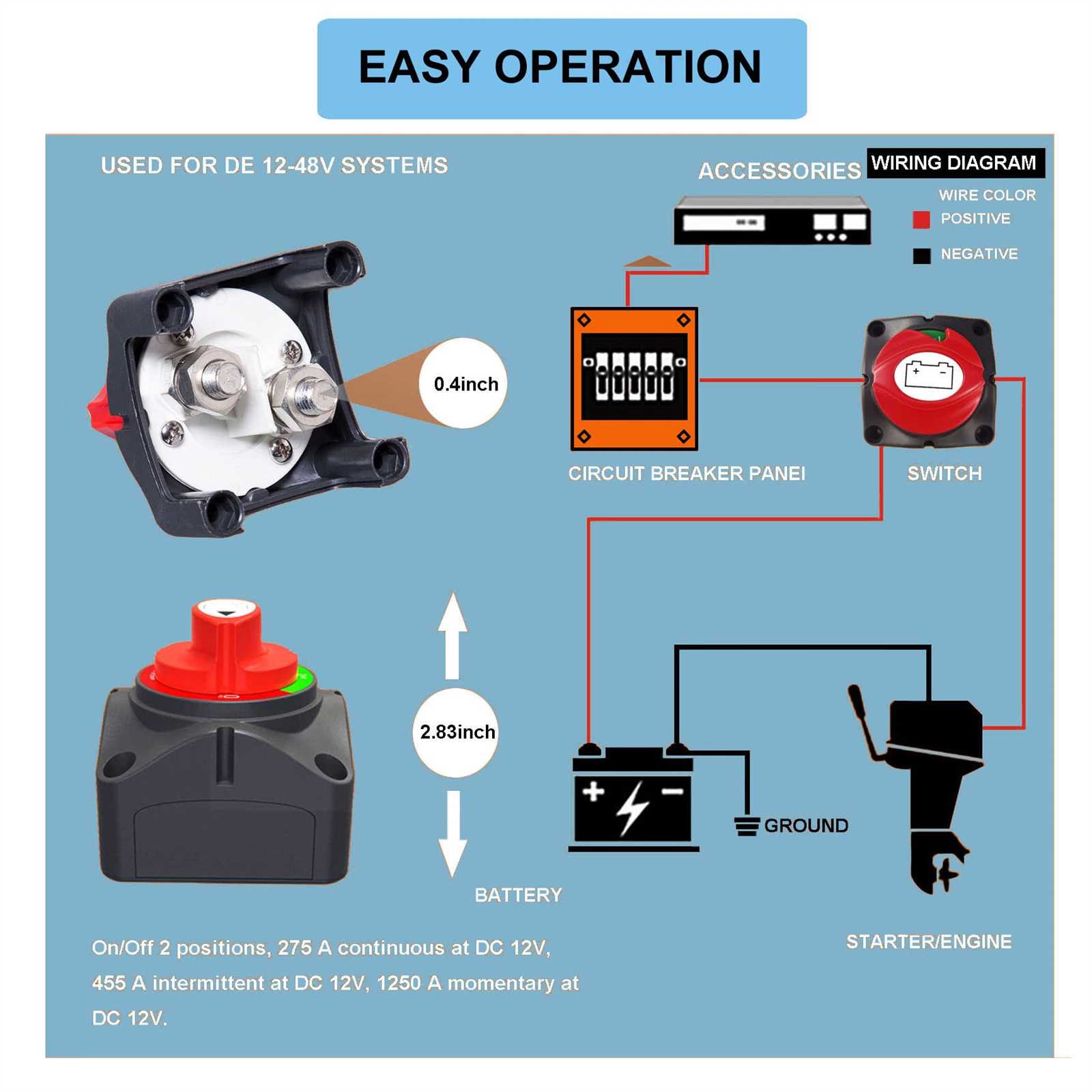 boat battery isolator wiring diagram