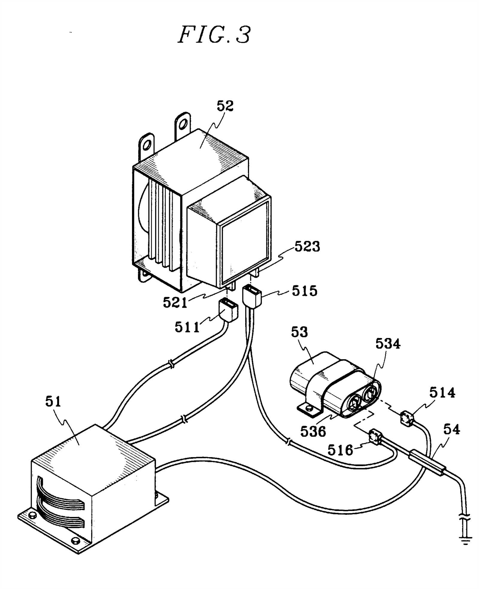 wiring diagram of microwave oven