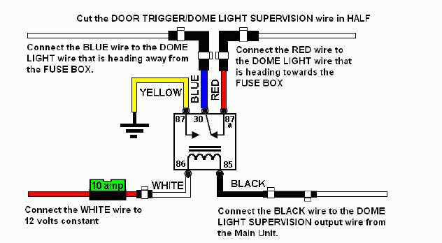 car dome light wiring diagram