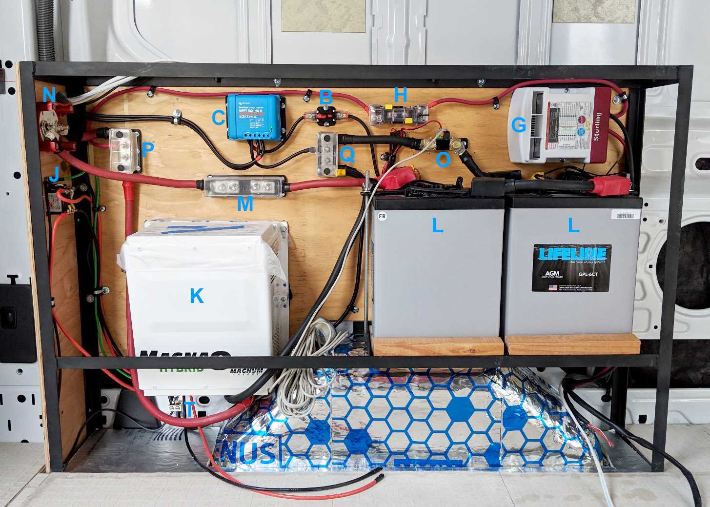 campervan electrical wiring diagram