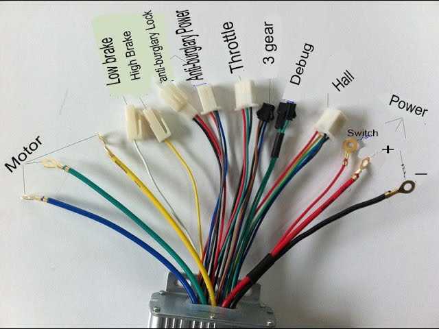 36 volt e bike controller wiring diagram