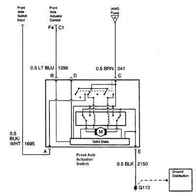 4wd actuator chevy 4x4 actuator wiring diagram