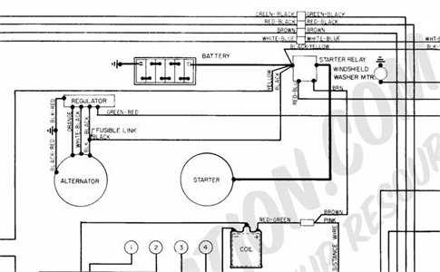 1972 ford f100 ignition switch wiring diagram