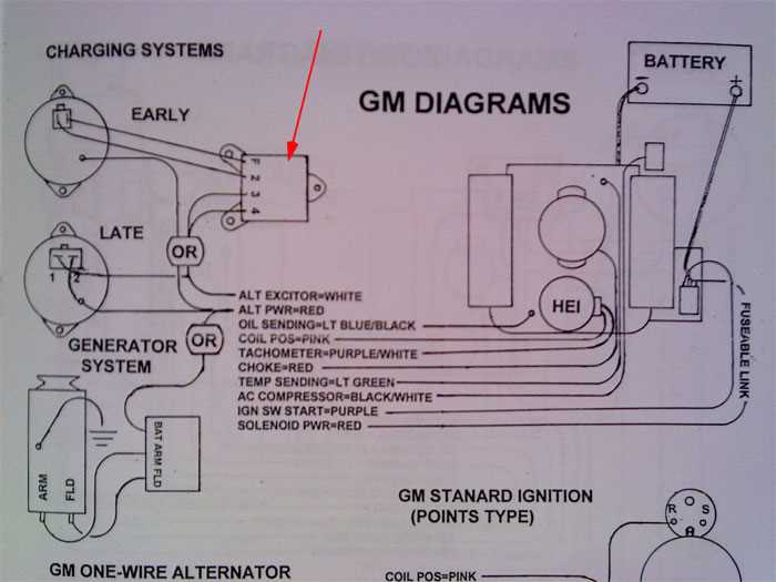 chevy voltage regulator wiring diagram