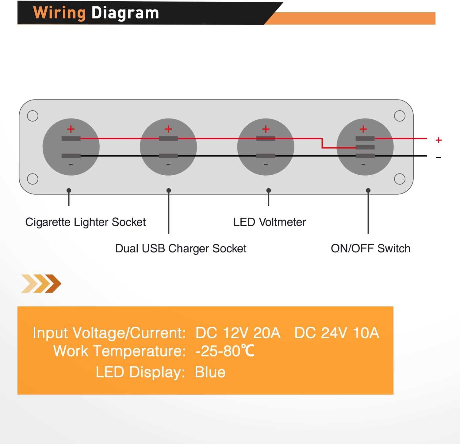 cigarette lighter socket wiring diagram