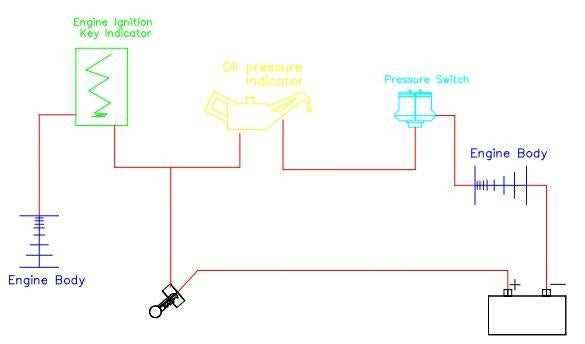 wiring diagram for oil pressure switch