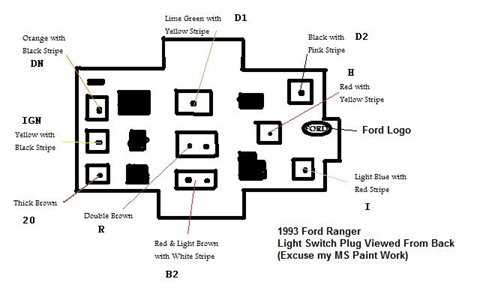 dodge headlight switch wiring diagram