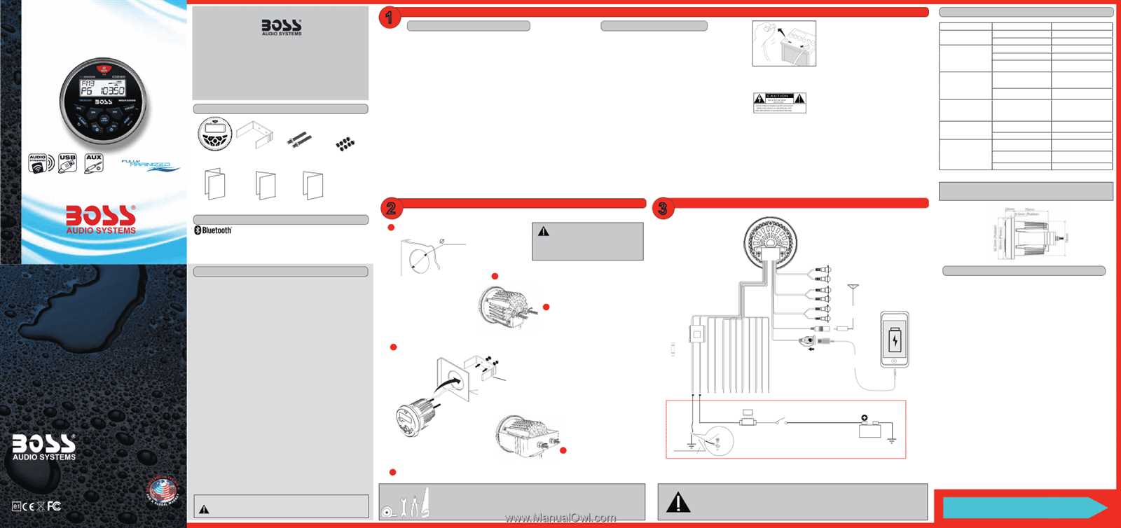boss radio wiring diagram