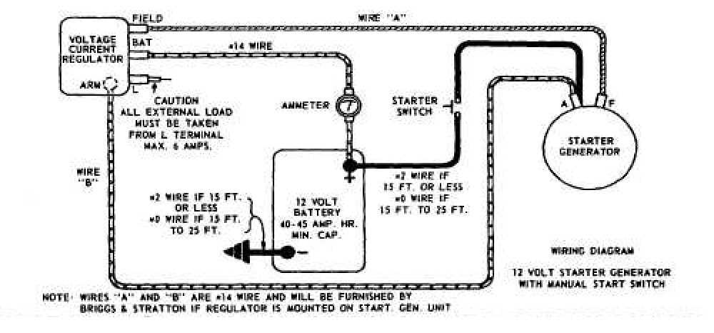 12 volt amp meter wiring diagram