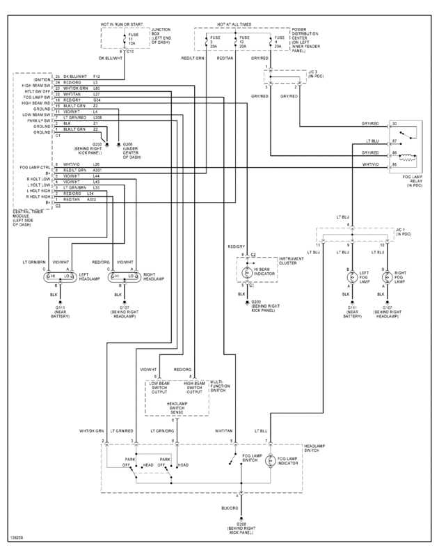 2001 dodge dakota radio wiring diagram