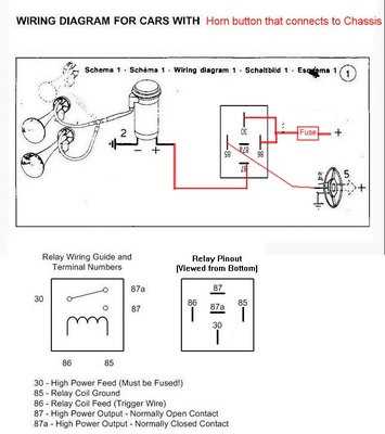 air horn train horn wiring diagram without relay