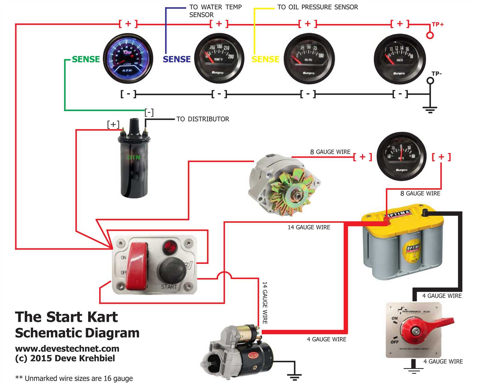 autometer water temp gauge wiring diagram