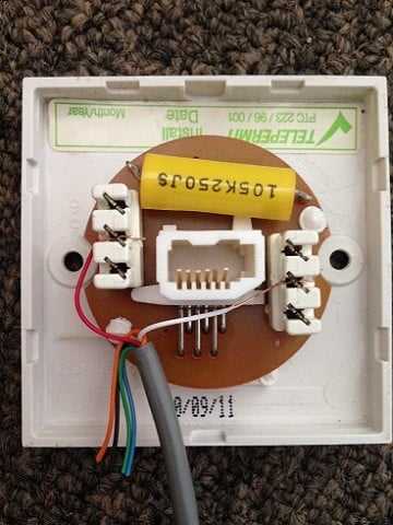 2 wire phone jack wiring diagram