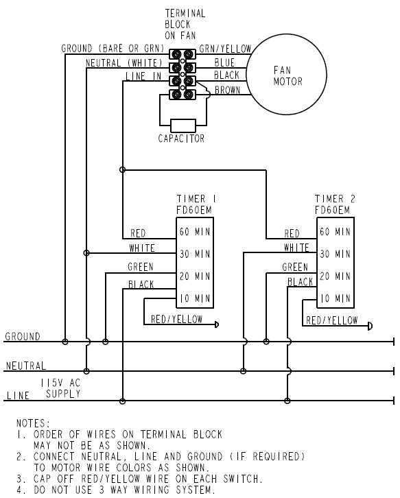 broan range hood wiring diagram