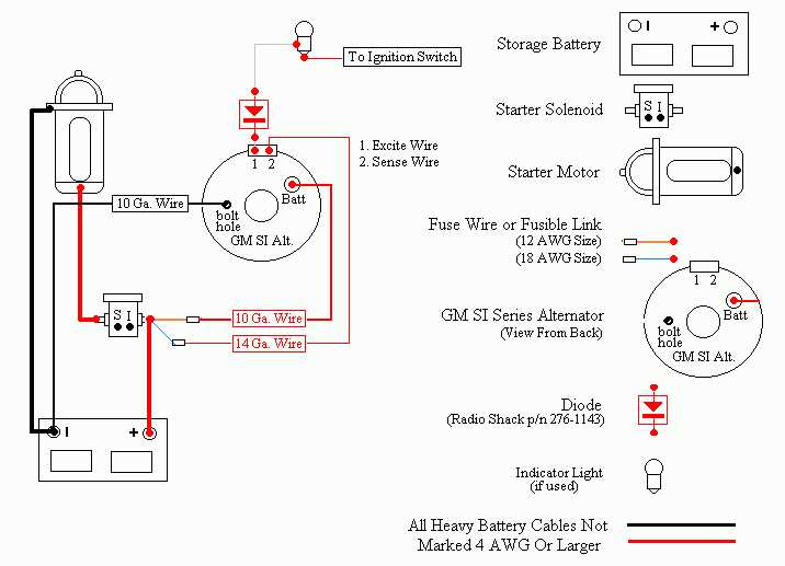 delco remy alternator wiring diagram 3 wire