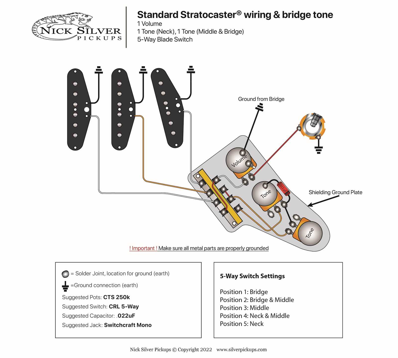 stratocaster wiring diagram 5 way switch