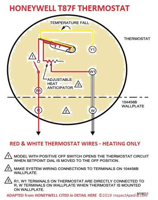 diagram old honeywell mercury thermostat wiring