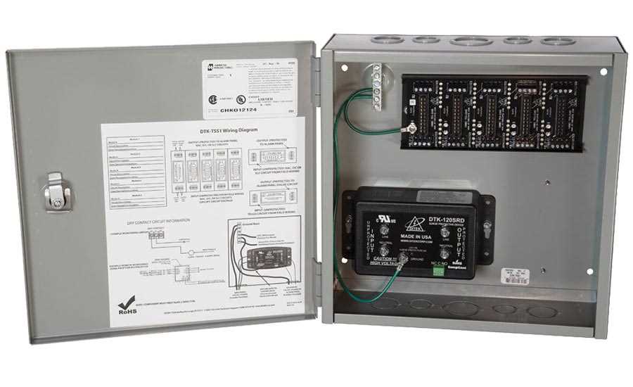 ditek surge protector wiring diagram