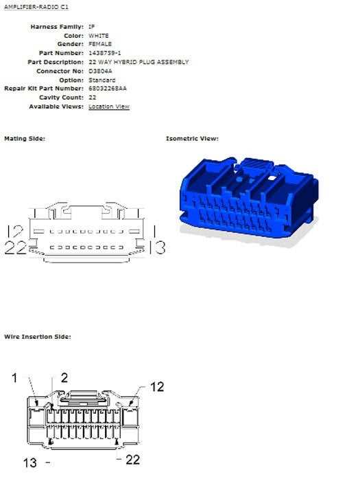 dodge ram factory subwoofer wiring diagram