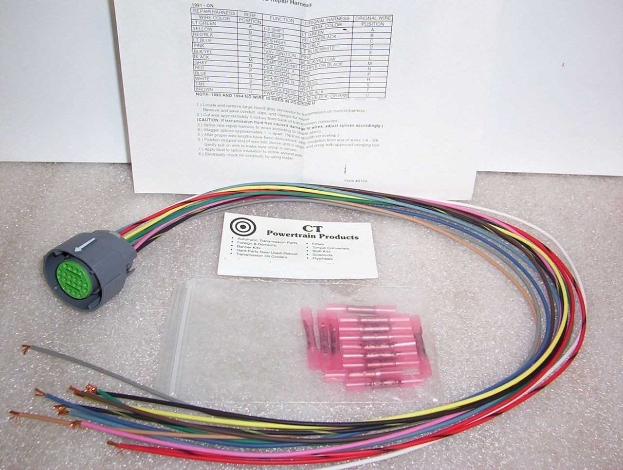 4l80e external wiring harness diagram