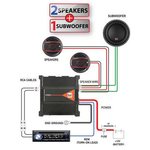 dual 10 inch subwoofer with built in amp wiring diagram