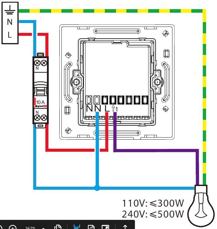 legrand dimmer switch wiring diagram