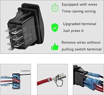 12 volt 6 pin rocker switch wiring diagram