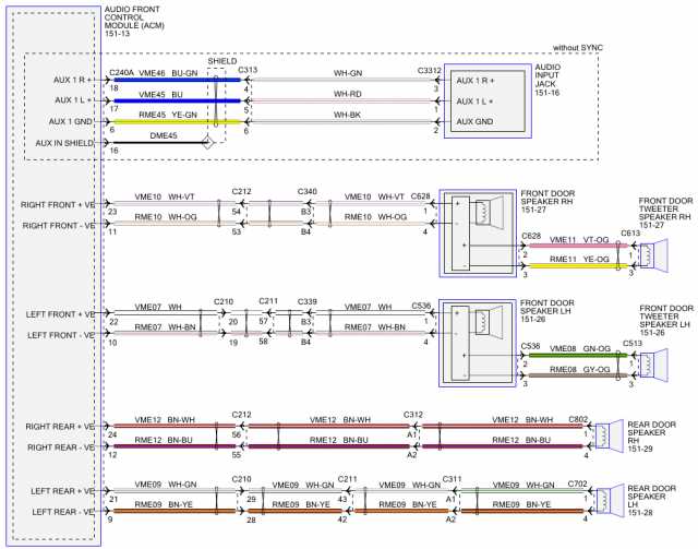 2015 ford fusion radio wiring diagram