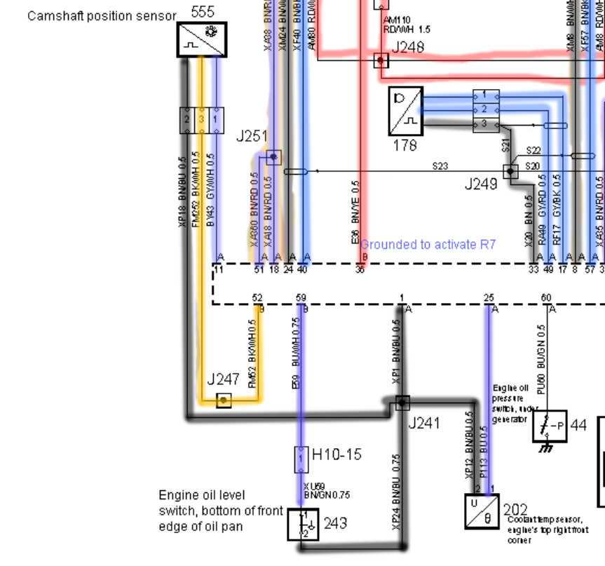 cam sensor wiring diagram