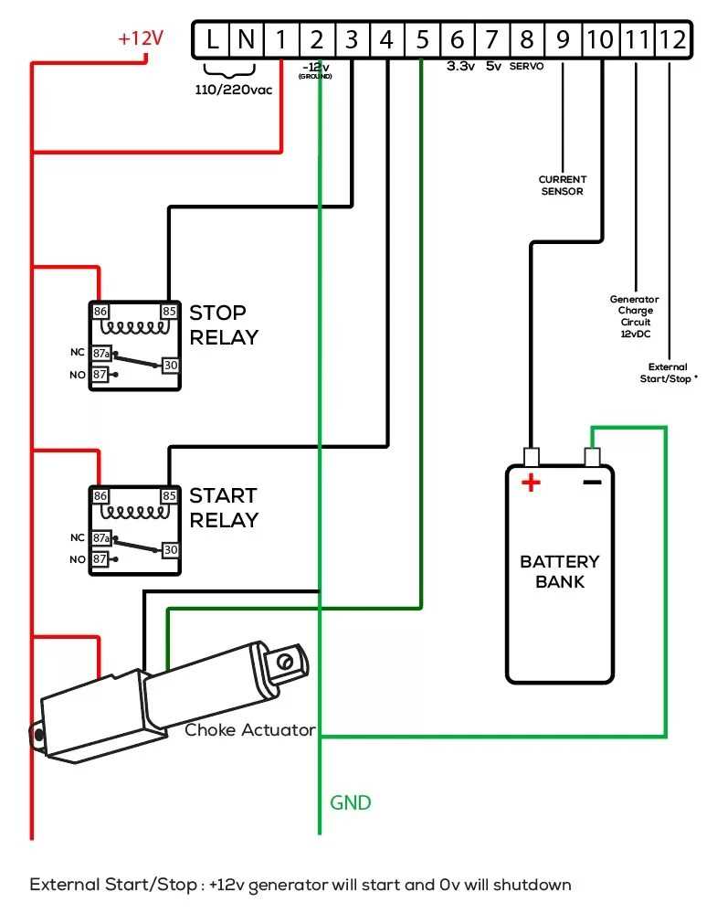 electric choke wiring diagram