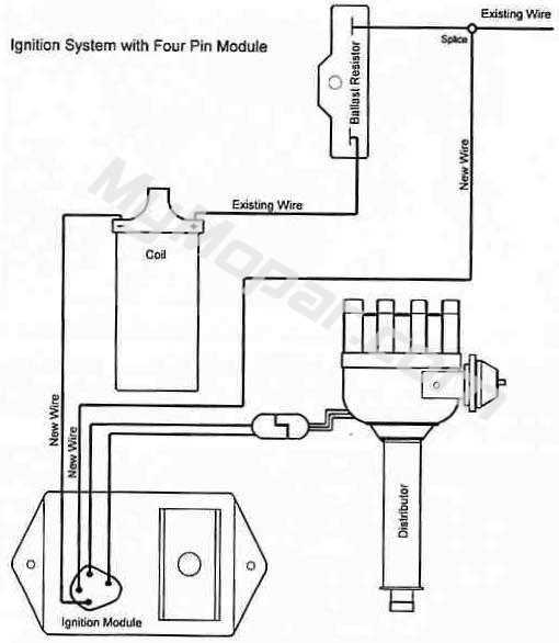 electronic ignition distributor wiring diagram