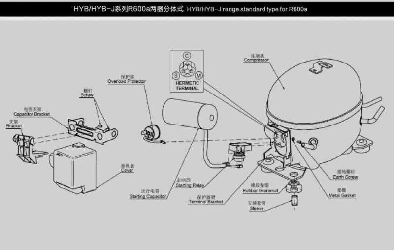 embraco start relay wiring diagram